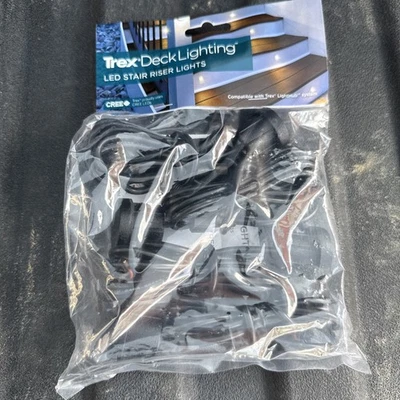 Trex LED Stair Riser Lights 4-Pack (BKRISERLED4PKC) – NEW – LightHub Compatibl - Image 1 of 2