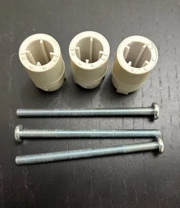 Sony CD/Radio Under Cabinet ICF-CD543RM Hardware 3 Mounting Screws/Spacers Used - Picture 1 of 7