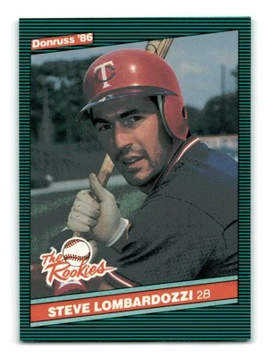 Steve Lombardozzi 1986 Donruss The Rookies RC #18 Minnesota Twins NM-MINT - Image 1 of 2