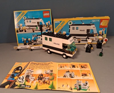 Lego Classic Town Police #6676 Unidad de Comando de Policía (1986): 100 % Comp con Inst/Caja Foto 1 de 4