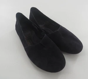 Womens Born Black Suede Slip on shoes Size 10M - Picture 1 of 6