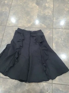 Girls Black Minobee Flare Skirt Exc Worn Once size 8 stunning - Picture 1 of 1