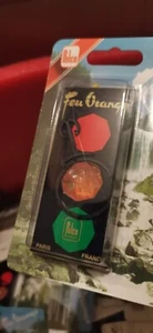 Feu Orange Original Retro Nostalgic Traffic Light Car Air Freshener Damaged - Picture 1 of 4