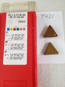 7 NEW SANDVIK TPKR 43P2 R-WH CARBIDE INSERTS. GRADE: 4040. SWEDEN MADE {T421}  - Picture 1 of 1