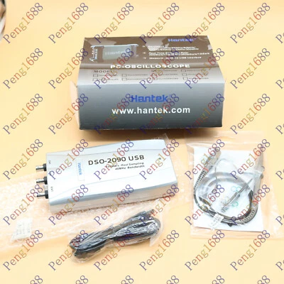 New Hantek DSO2090 PC USB 40MHZ 100MS/s Digital Storage Oscilloscope DHL SHIP - Image 1 of 4