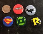 Wondercon 2017 Dc Buttons Superman Batman Robin Wonder Woman Green Lantern Rare