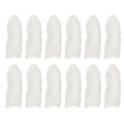 200 Pcs White Stretch Cotton Finger Cots Work Bandages Tip Toe Sleeves