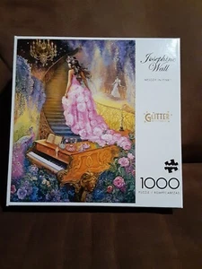 BEAUTIFUL "Melody In Pink" puzzle by Josephine Wall - Glitter Edition 1000pcs - Picture 1 of 5