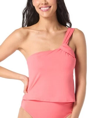 Camiseta tankini Vince Camuto de un hombro para mujer precio de venta sugerido por el fabricante 90 USD Foto 1 de 3
