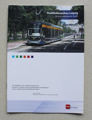 Broschüre Leipziger Verkehrsbetriebe LVB Stadtbahnausbau Leipzig 2010 - Bild 1 von 4