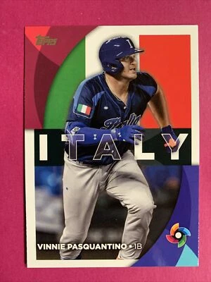 🐶 2023 Topps Series 2 Vinnie Pasquantino #WBC-38 World Baseball Classic Italy - Image 1 of 2