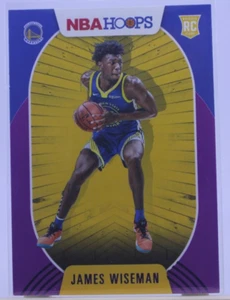 Card Bundle - James Wiseman Rookie Purple + Standard GSW 2020-21 Panini Hoops - Picture 1 of 4