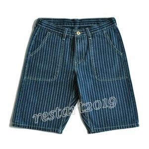 Pantalones cortos vintage para hombre con patrón corazón rectos informales pantalones cortos verano nuevos - Imagen 1 de 14