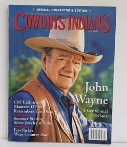 COWBOYS & INDIANS Special Collector's Edition John Wayne A Tribute July 2007 - Imagen 1 de 8
