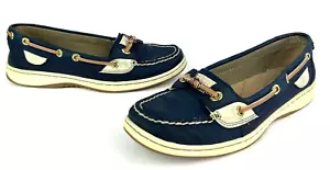 Sperry Top-Sider Damen blau und braun Slipper Leder Bootsschuhe Größe 6,5M - Bild 1 von 11