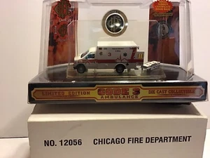 12056 Code 3 Chicago Fire Dept EMS, never displayed, Pristine Condition. - Picture 1 of 10