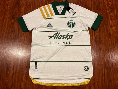 2020-21 Adidas Men’s Portland Timbers Authentic Version Soccer Jersey Medium M Cover