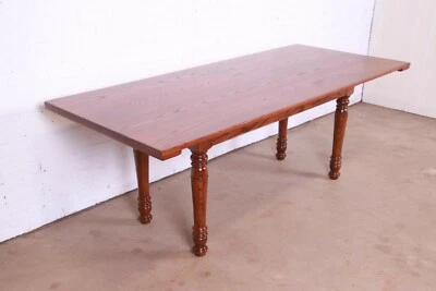 Mesa de jantar Kindel Furniture carvalho campestre francês colheita fazenda, refinada - Imagem 1 de 4