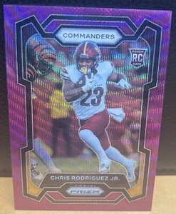 Panini Prizm 2023 - Rookies Purple Wave Prizm #398 Chris Rodriguez Jr./99 (RC) - Imagen 1 de 3