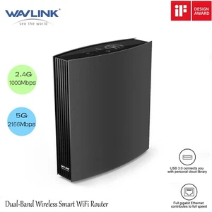 Wavlink AC3200 WiFi Router Dual Band Gigabit Wireless Internet Router MU-MIMO - Picture 1 of 11