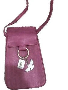 Harry Potter Cross Body Purse BURGUNDY  W/CHARMS Girls Womens Jr's Cell Phne - Picture 1 of 9