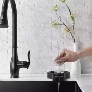 Automatic Glass Rinser Faucet Bottle Cup Washer for Kitchen Sink Attachment New - Picture 1 of 5