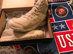 Men Under Armour RTS and Military Boots SZ 14. Desert Sand #1250234-290 NWT - Picture 1 of 7