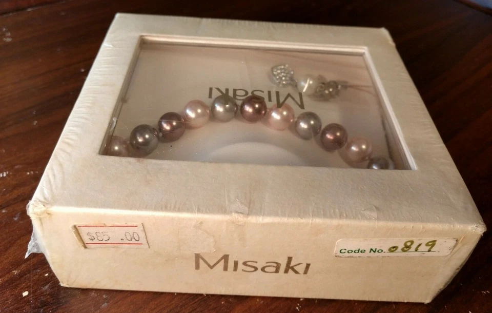 COLLAR MISAKI ROSA - PERLAS - NUEVO - ¡Envío en caja gratis con seguimiento! Foto 1 de 4