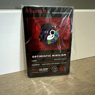 Kurzgesagt Optimistic Nihilism Pin Limited Edition Existential Dread Pin No. 3