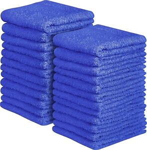 Beauty Threadz - Pack of 24 Washcloths Premium Cotton 12x12, Face Towel 400 GSM