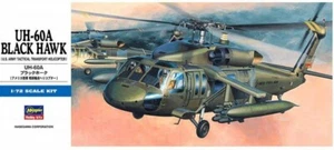 UH-60A BLACK HAWK US ARMY TACTICAL TRANSPORT #00433/D3 1/72 HASEGAWA RARE - Picture 1 of 1