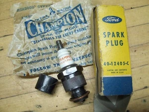 Nuevo de Lote Antiguo Raro Ford Champion 7 Bujía Ford Modelo T A P9 - Imagen 1 de 3
