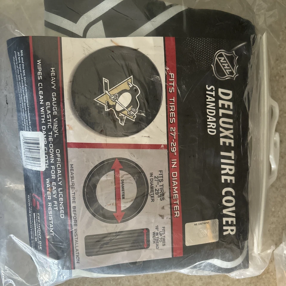 Cubierta de neumático Pittsburgh con logotipo de Penguins Foto 1 de 1