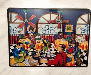 Home Trends CAFÉ PASQUAL Fiberboard Placemat Set of 5 ~New & Sealed - Picture 1 of 3