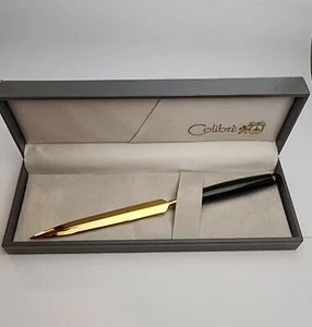 Colibri Letter Opener Green Handle Gold Tone Desk Office Gift - Picture 1 of 6