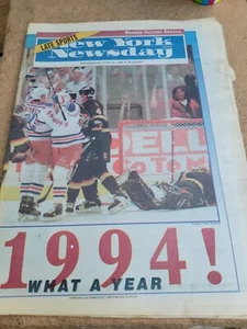 1994 15. JUNI NEW YORK NEWSDAY ZEITUNG - NEW YORK RANGERS WAS FÜR EIN JAHR! - Bild 1 von 4
