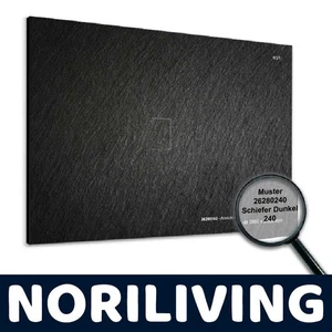 Duschrückwand Alu Muster Fugenlos Fliesenersatz Wand Platte Schiefer Dunkel 240 - Bild 1 von 3