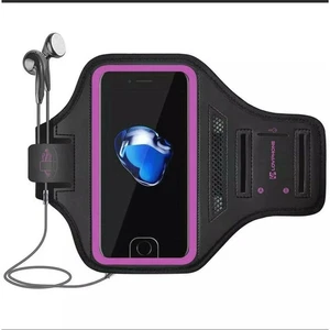 Bracelet Lovphone iPhone 7/8 Plus Sport Course Exercice Gym Sportband 01-Rose - Photo 1 sur 1
