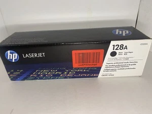Cartouche de toner d'origine HP LaserJet 128A CE320A - Noir Neuf scellé - Photo 1/3