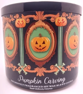 Bath And & Body Works Halloween Calabaza Talla 3 - Mecha Vela 14.5 OZ - Imagen 1 de 3