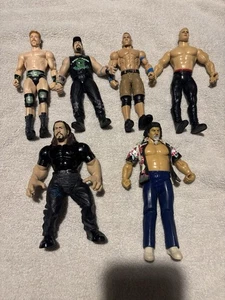 6- Jakks & Other WWE Wrestling Action Figure Kane Cena Big Show Captain Lou ecc - Foto 1 di 12