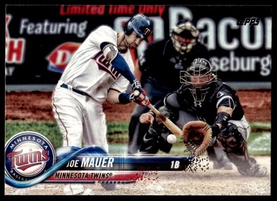 Joe Mauer 2018 Topps #231 Minnesota Twins Baseball Card - Image 1 of 2