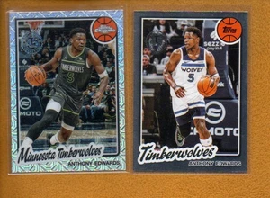 Anthony Edwards 2025-26 Topps 1980-81 Topps Basketball & Chrome Silver Mojo (2) - Picture 1 of 2