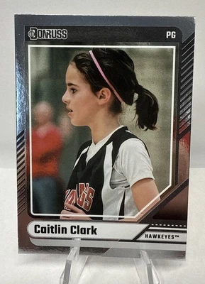 2024 Panini Caitlin Clark Collection - Base Donruss Caitlin Clark #17 Metalized - Image 1 of 2