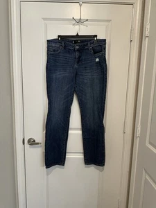 Kut from the Kloth Catherine Boyfriend Jeans Dark Wash Size 18 31” Inseam - Picture 1 of 5