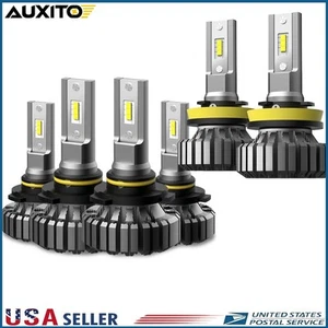 6PCS 9006 9005 H11 Combo LED Headlight Kit Low High Beam Bulbs 6500K White B3 Y - Picture 1 of 8
