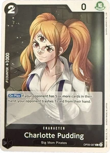 One Piece Card Game Charlotte Pudding OP09-087 Common NM - Picture 1 of 2