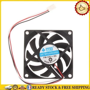 Portable Computer Case Cooler 12V 7cm 70mm PC CPU Cooling Cooler Fan - Afbeelding 1 van 6