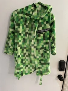 Minecraft Creeper Bademantel Kinder Größe 30 Zoll - Bild 1 von 3