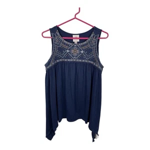 Knox Rose Blue Tank Top XL - Picture 1 of 3